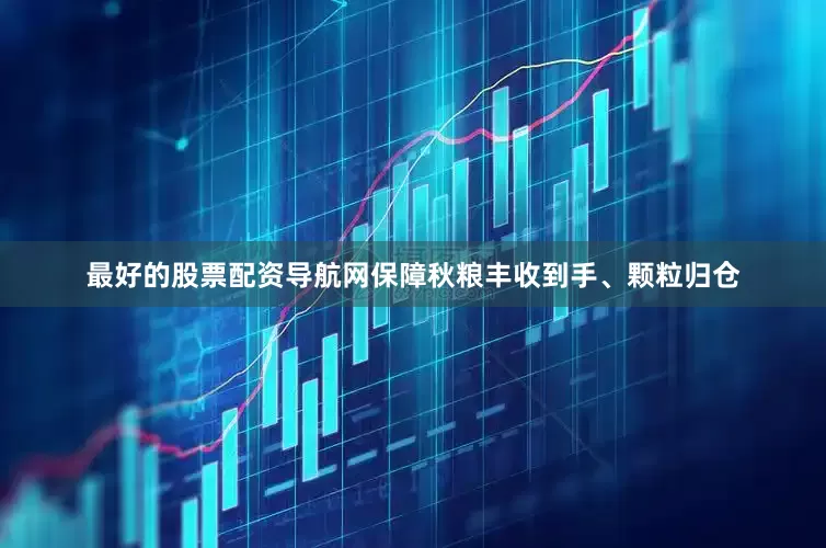 最好的股票配资导航网保障秋粮丰收到手、颗粒归仓